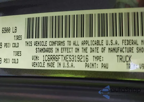 2014 Ram 1500 Express z USA, uszkodzony, nr VIN 1C6RR6FTXES319216